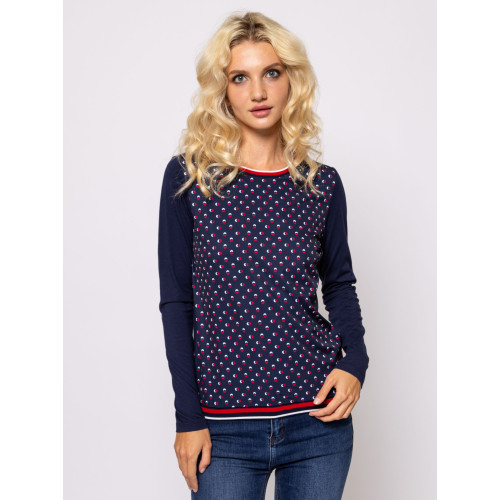 Heavy Tools CORALINAW24 Női Hosszú ujjú póló Navy