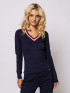 Heavy Tools HARRIETTW24 Női Pulóver Navy