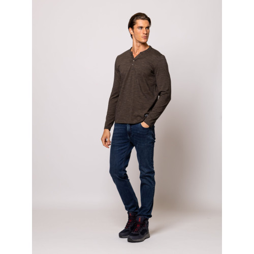 Heavy Tools CANTO Férfi Hosszú ujjú póló Khaki