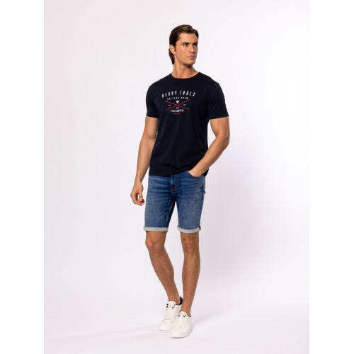 Heavy Tools MAGER Férfi Póló Navy