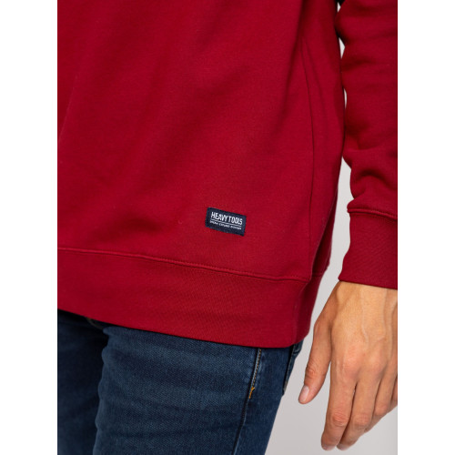 Heavy Tools DEREKW25 Férfi Pulóver Burgundy