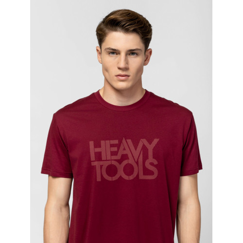 Heavy Tools MALEKO Férfi Póló Burgundy