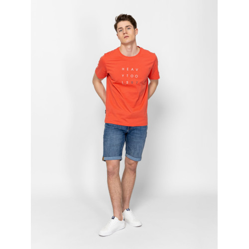 Heavy Tools MERTO Férfi Póló Flamingo