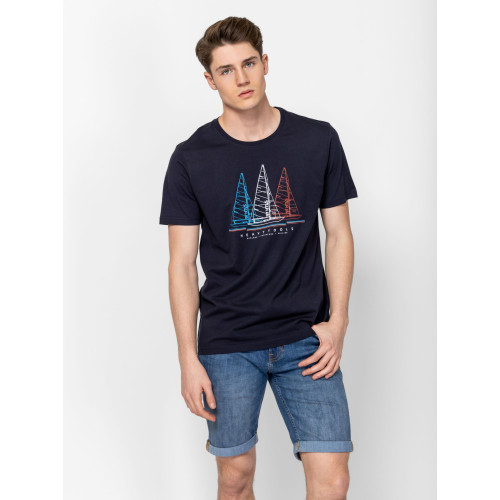 Heavy Tools MEPROS Férfi Póló Navy