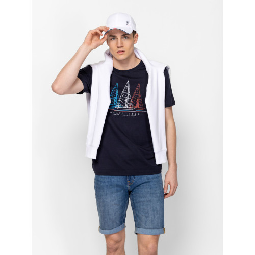 Heavy Tools MEPROS Férfi Póló Navy