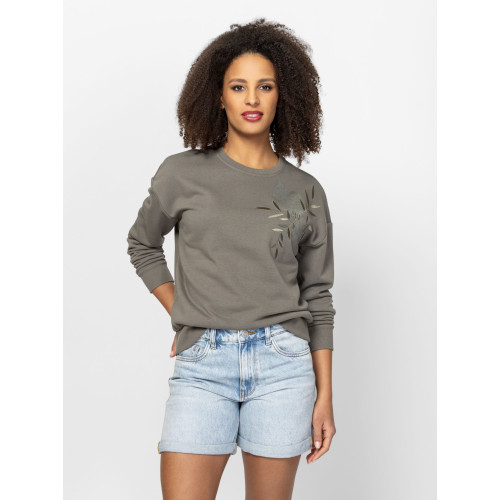 Heavy Tools DAMMY Női Pulóver Khaki