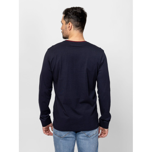 Heavy Tools CLENTOS Férfi Hosszú ujjú póló Navy