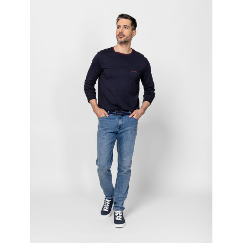 Heavy Tools CLENTOS Férfi Hosszú ujjú póló Navy