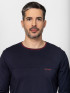 Heavy Tools CLENTOS Férfi Hosszú ujjú póló Navy
