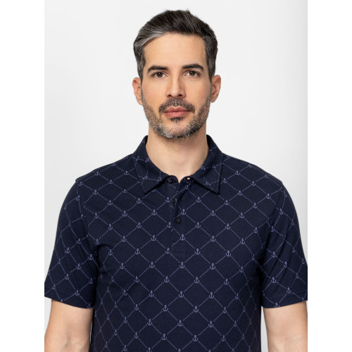 Heavy Tools DELPHIN Férfi Galléros póló Navy