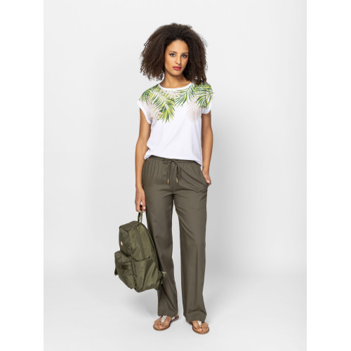 Heavy Tools MONAS26 Női Póló Palms