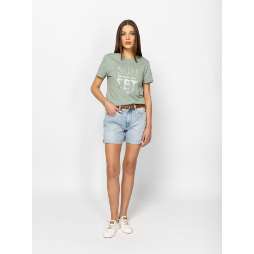 Heavy Tools MEKLA Női Póló Fern