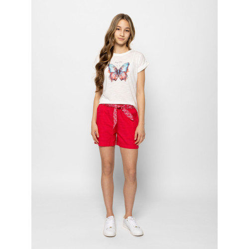 Heavy Tools WUBIA Junior-Gyerek Rövidnadrág Carmin