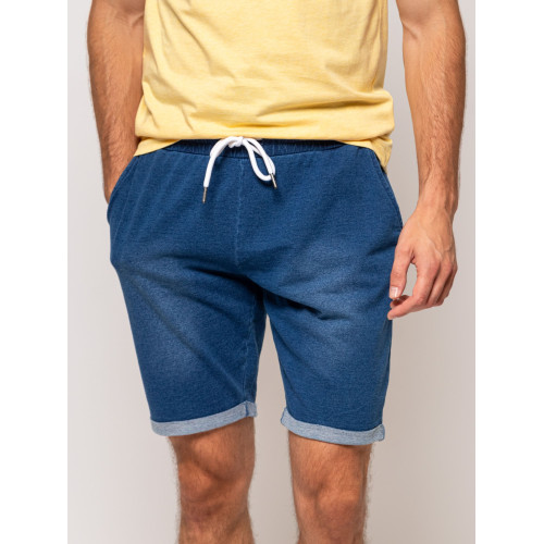 Heavy Tools ZETS25 Férfi Rövidnadrág Indigo