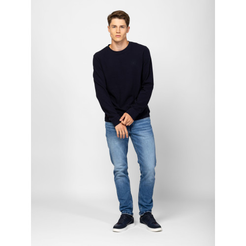 Heavy Tools CHAMBERS Férfi Hosszú ujjú póló Navy