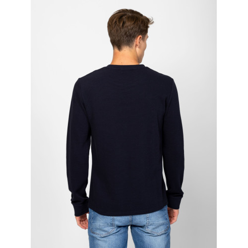 Heavy Tools CHAMBERS Férfi Hosszú ujjú póló Navy