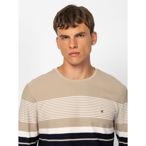 Heavy Tools CAVE Férfi Hosszú ujjú póló Sesame