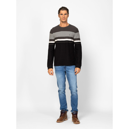 Heavy Tools CAVE Férfi Hosszú ujjú póló Darkolive