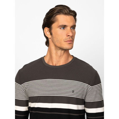 Heavy Tools CAVE Férfi Hosszú ujjú póló Darkolive