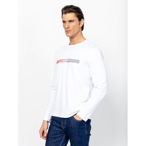 Heavy Tools CANARO Férfi Hosszú ujjú póló White