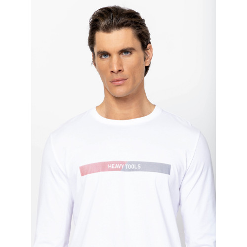 Heavy Tools CANARO Férfi Hosszú ujjú póló White