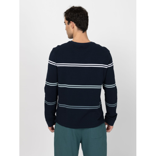 Heavy Tools CLUDIO Férfi Hosszú ujjú póló Navy