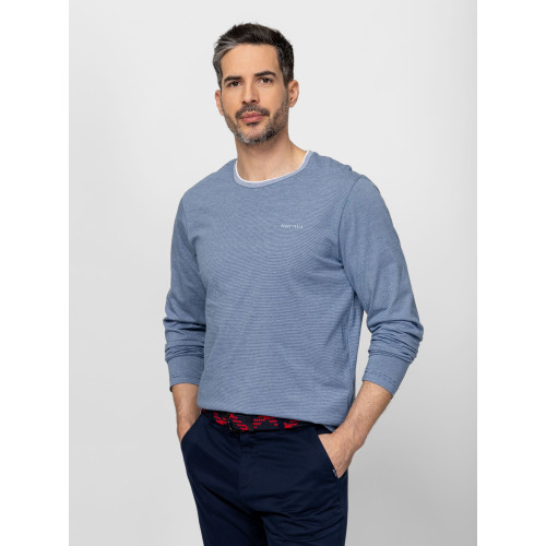 Heavy Tools CALDERON Férfi Hosszú ujjú póló Navy