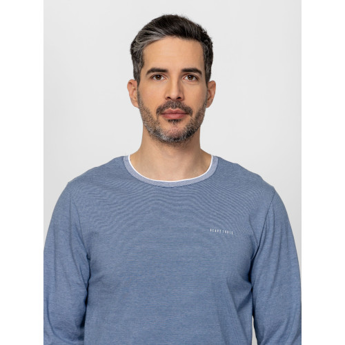 Heavy Tools CALDERON Férfi Hosszú ujjú póló Navy