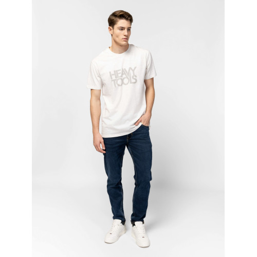 Heavy Tools MALEKO Férfi Póló Ecru