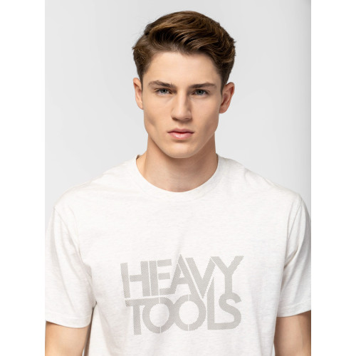 Heavy Tools MALEKO Férfi Póló Ecru