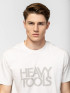Heavy Tools MALEKO Férfi Póló Ecru