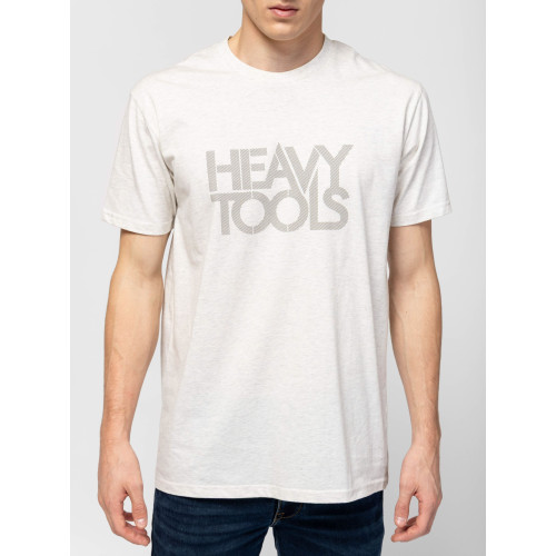 Heavy Tools MALEKO Férfi Póló Ecru