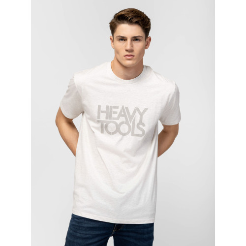 Heavy Tools MALEKO Férfi Póló Ecru