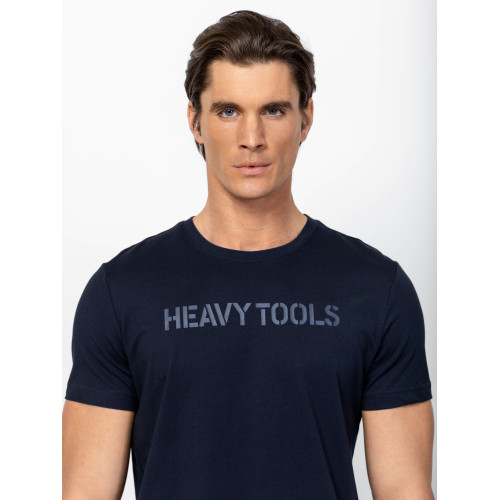 Heavy Tools MARSHALL Férfi Póló Navy