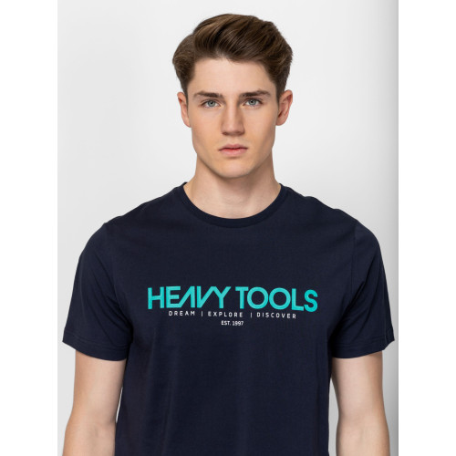 Heavy Tools MAILS26 Férfi Póló Navy