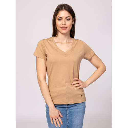 Heavy Tools MILGRITA Női Póló Caramel