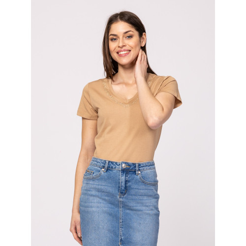 Heavy Tools MILGRITA Női Póló Caramel