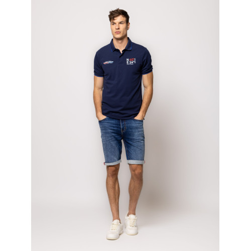 Heavy Tools DERNET Férfi Galléros póló Midnight