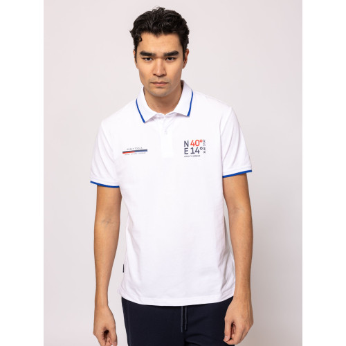 Heavy Tools DERNET Férfi Galléros póló White