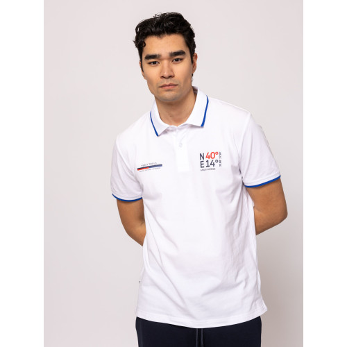 Heavy Tools DERNET Férfi Galléros póló White