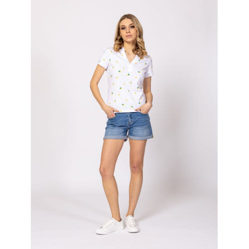 Heavy Tools DOMI Női Galléros Póló Lemon