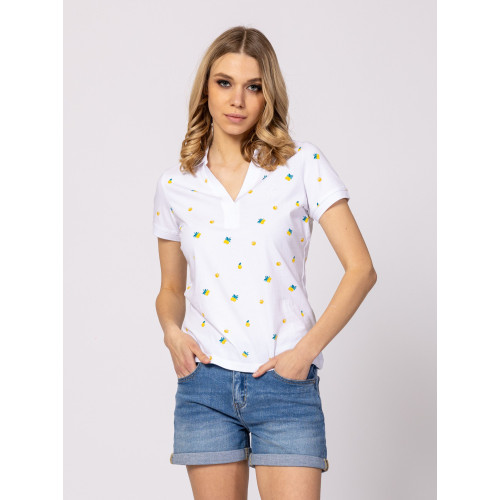 Heavy Tools DOMI Női Galléros Póló Lemon