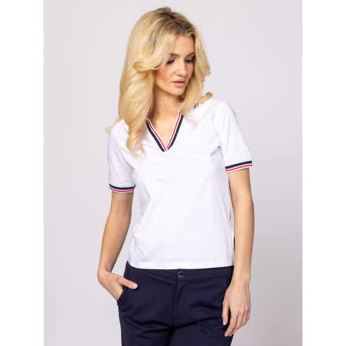 Heavy Tools DENULA Női Galléros Póló White