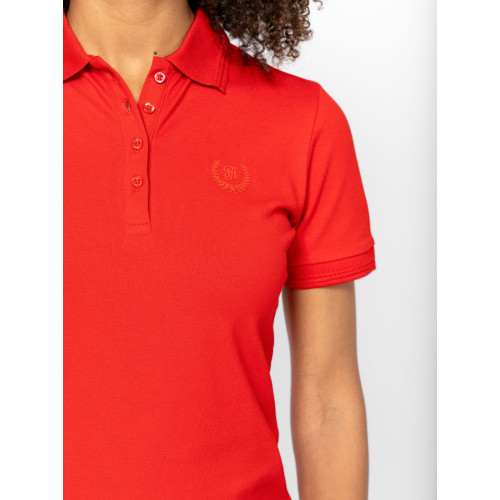 Heavy Tools DIALLAS26 Női Galléros Póló Red