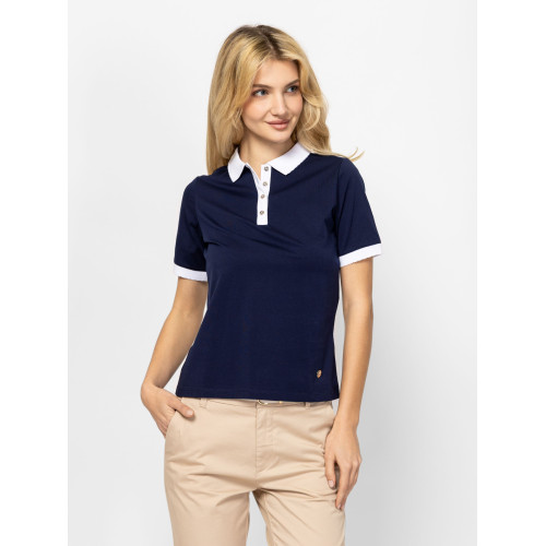 Heavy Tools DELOZIA Női Galléros Póló Navy