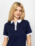 Heavy Tools DELOZIA Női Galléros Póló Navy