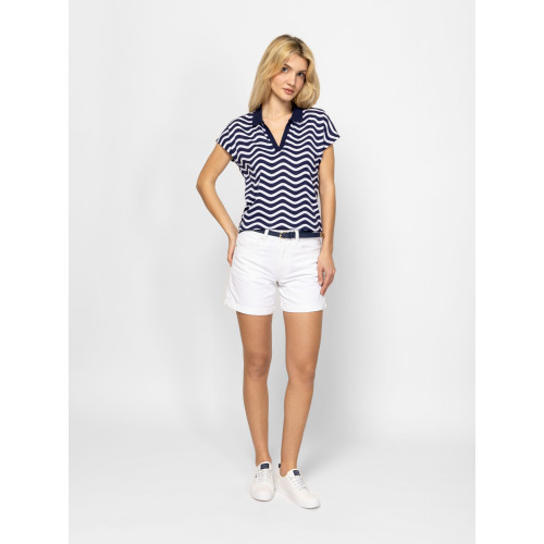 Heavy Tools DENIKA Női Galléros Póló Wavy