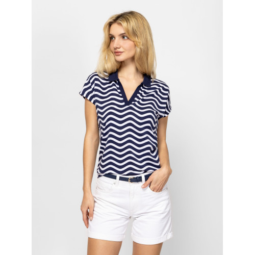 Heavy Tools DENIKA Női Galléros Póló Wavy