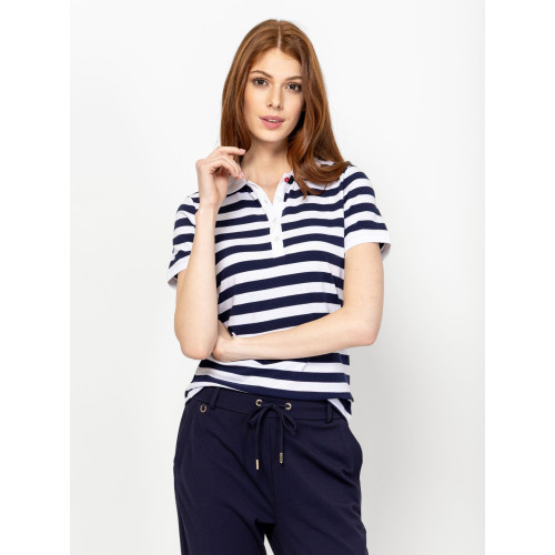 Heavy Tools DITTIS26 Női Galléros Póló Lines