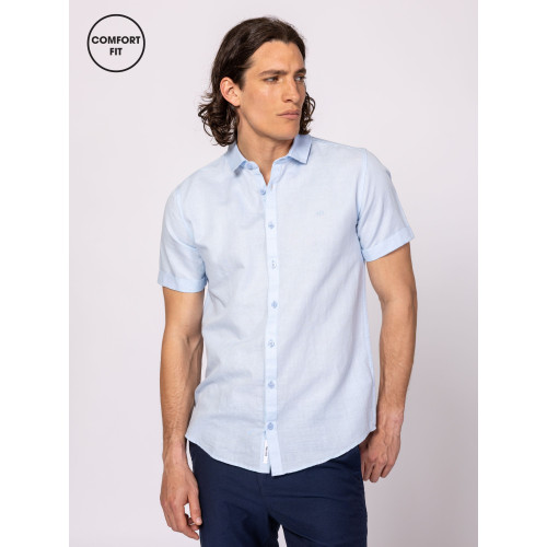 Heavy Tools REEVA Férfi Ing Azzurro